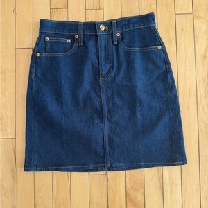 J. Crew Dark Blue Denim Mini Skirt